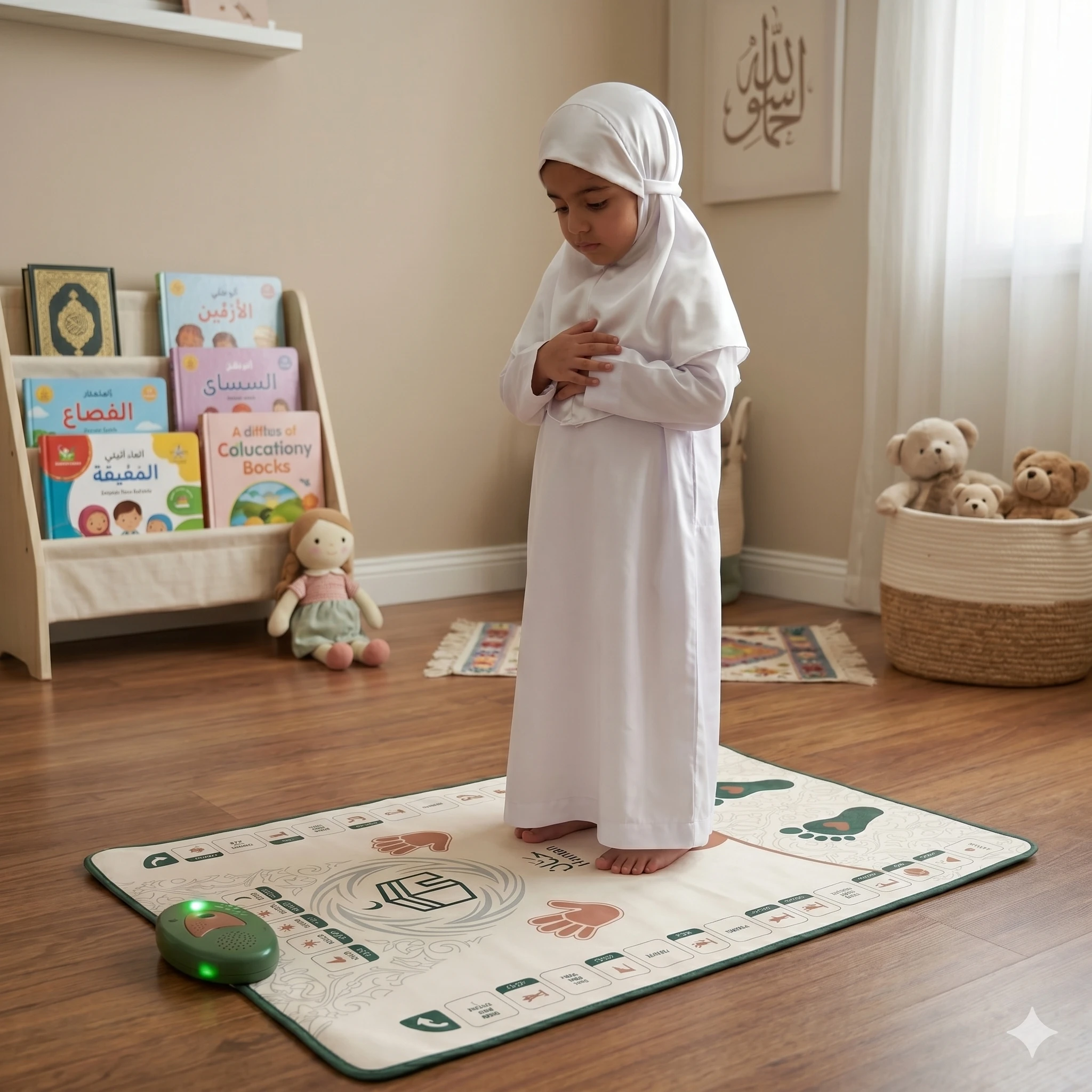 طفلة تصلي